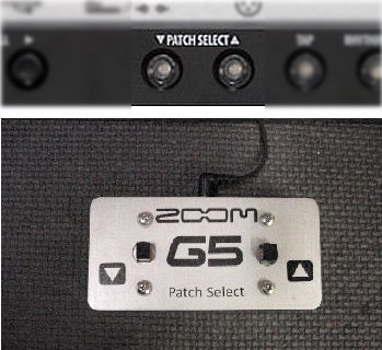 Zoom G5 Patch mode